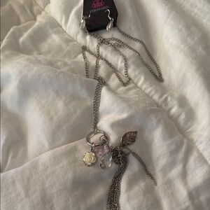 Paparazzi Silver Charm Necklace Elegant Design